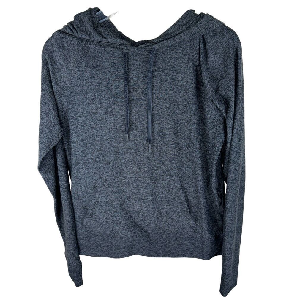 Outdoor Voices‎ Hooded Shirt Top Mens Medium Gray Long Sleeve Stretch